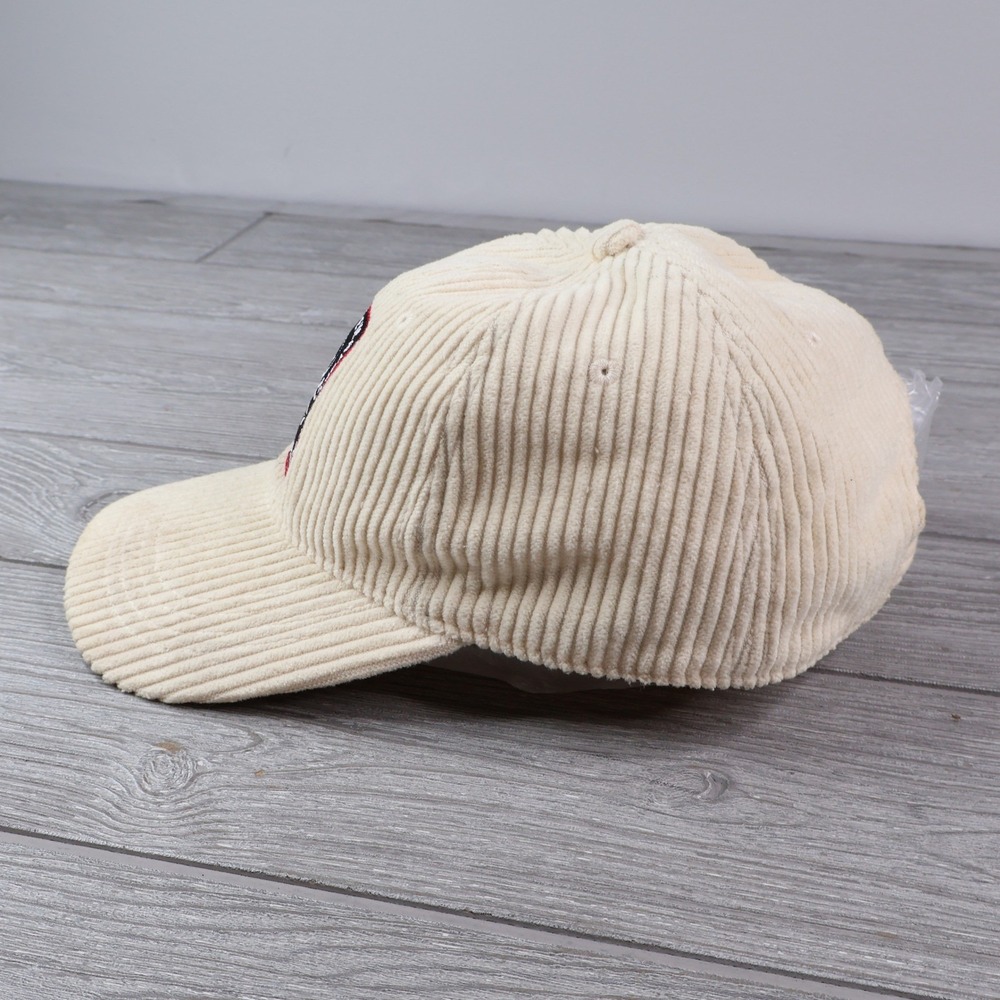 Rowing Blazers x Target Skull Crossbones Corduroy Hat Cap Cream Adjustable - Picture 2 of 7